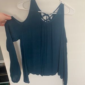 Arizona women’s blouse with cutout shoulders